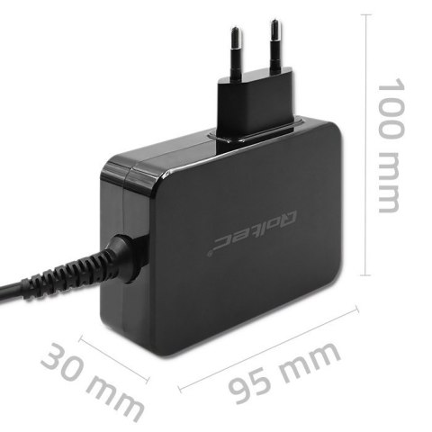 Ładowarka GaN Power Pro | 1xUSB-C | 100W | 5-20V | 3-5A | Czarna Ładowarka GaN Power Pro | 1xUSB-C | 100W | 5-20V | 3-5A | Czarna