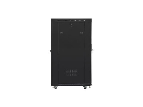 Szafa stojąca 19 cali 22U 800x1000 drzwi perforowane LCD (flat pack) V2 czarna Szafa stojąca 19 cali 22U 800x1000 drzwi perforowane LCD (flat pack) V2 czarna