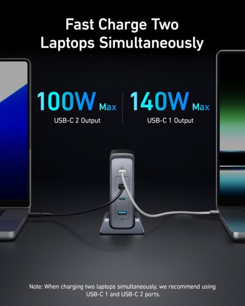 Ładowarka 749 GaNPrime 240W USB-C x 3 USB-A x 1 Ładowarka 749 GaNPrime 240W USB-C x 3 USB-A x 1