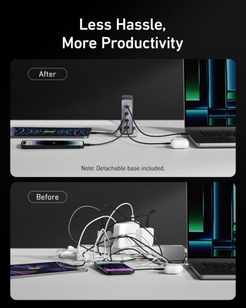 Ładowarka 749 GaNPrime 240W USB-C x 3 USB-A x 1 Ładowarka 749 GaNPrime 240W USB-C x 3 USB-A x 1