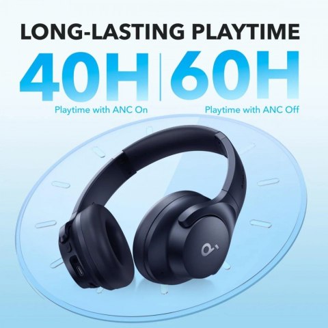 Słuchawki nauszne Soundcore Q20i niebieskie Słuchawki nauszne Soundcore Q20i niebieskie