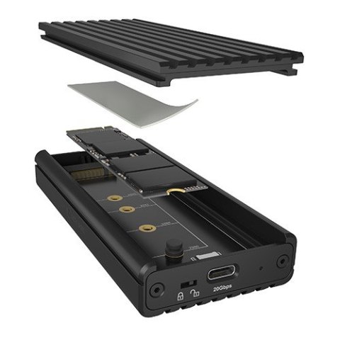 Obudowa IB-1917M-C32a NVMe USB 3.2 Gen 2x2, 20 Gbit/s Obudowa IB-1917M-C32a NVMe USB 3.2 Gen 2x2, 20 Gbit/s