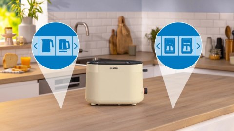 Toster MyMoment TAT2M127 beżowy Toster MyMoment TAT2M127 beżowy