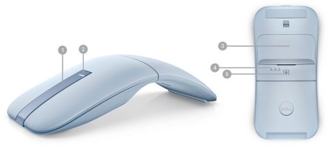 Mysz bezprzewodowa Dell MS700 Bluetooth Travel Mouse niebieski Mysz bezprzewodowa Dell MS700 Bluetooth Travel Mouse niebieski