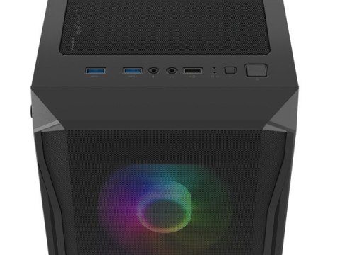 Obudowa Fury Shobo SH4F RGB Midi Tower z oknem Czarna Obudowa Fury Shobo SH4F RGB Midi Tower z oknem Czarna