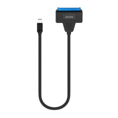 Adapter USB-C 3.1 Gen 1 (M) - SATA (F) do dysków 2.5 cala, AK-69 Adapter USB-C 3.1 Gen 1 (M) - SATA (F) do dysków 2.5 cala, AK-69