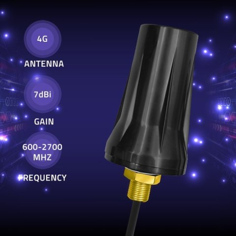 Antena 4G LTE DUAL | 7dBi | dookólna | Zewnętrzna Antena 4G LTE DUAL | 7dBi | dookólna | Zewnętrzna