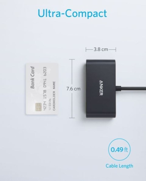 USB-C Hub 3w1 4K HDMI szary USB-C Hub 3w1 4K HDMI szary