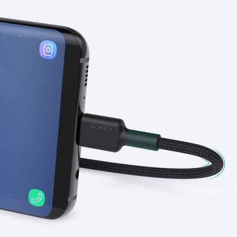 CB-CD45 nylonowy kabel USB C - USB C | 0,9m | 3A | 60W PD | 20V CB-CD45 nylonowy kabel USB C - USB C | 0,9m | 3A | 60W PD | 20V