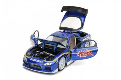 Pojazd Street Fighter 1993 Mazda RX7 1/24 Pojazd Street Fighter 1993 Mazda RX7 1/24