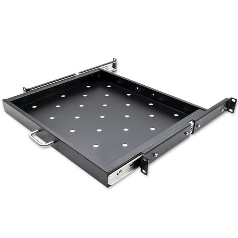 Półka z uchwytem do szafy RACK | 600x600 | wysuwana Półka z uchwytem do szafy RACK | 600x600 | wysuwana
