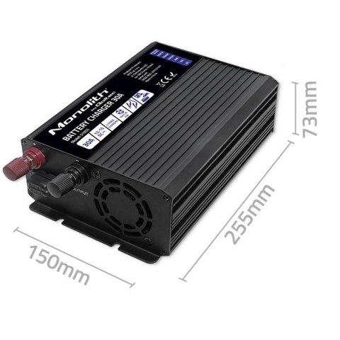 Inteligentna ładowarka do akumularów LiFePO4 AGM GEL SLA | 30A | 12V Inteligentna ładowarka do akumularów LiFePO4 AGM GEL SLA | 30A | 12V