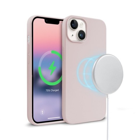 Etui Color Cover Magnetic iPhone 14 / iPhone 13 MagSafe Piaskowy róż Etui Color Cover Magnetic iPhone 14 / iPhone 13 MagSafe Piaskowy róż