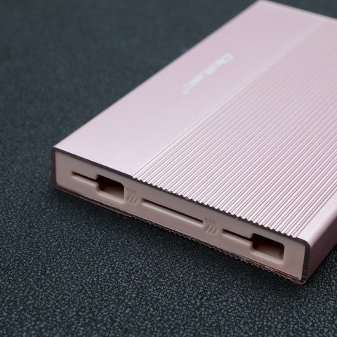 Obudowa | Kieszeń na dysk SSD HDD 2.5 cala | SATA | USB 3.0 | Super speed 5Gb/s | 2TB | Różowy Obudowa | Kieszeń na dysk SSD HDD 2.5 cala | SATA | USB 3.0 | Super speed 5Gb/s | 2TB | Różowy