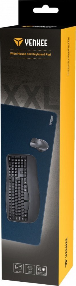 Podkładka pod klawiaturę i mysz XXL YPM 9040 Niebieska Podkładka pod klawiaturę i mysz XXL YPM 9040 Niebieska
