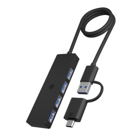 Hub IB-HUB1424-C3 4-Port USB Typ-A, złącze Typ-C/A Hub IB-HUB1424-C3 4-Port USB Typ-A, złącze Typ-C/A