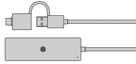 Hub IB-HUB1424-C3 4-Port USB Typ-A, złącze Typ-C/A Hub IB-HUB1424-C3 4-Port USB Typ-A, złącze Typ-C/A