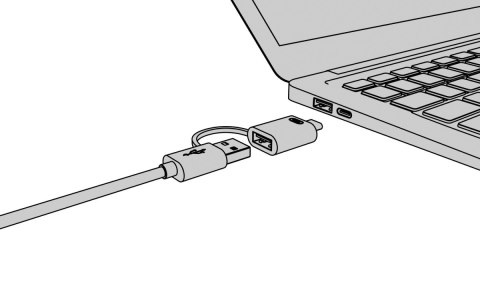 Hub IB-HUB1424-C3 4-Port USB Typ-A, złącze Typ-C/A Hub IB-HUB1424-C3 4-Port USB Typ-A, złącze Typ-C/A