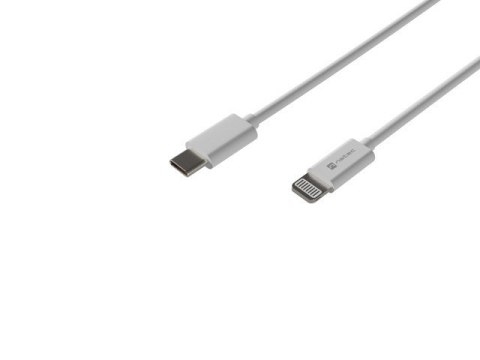 Kabel Lightning (M)->USB-C(M) 1m MFI Prati Biały Kabel Lightning (M)->USB-C(M) 1m MFI Prati Biały