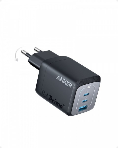 Ładowarka sieciowa Prime 735 67W 2xUSB-C 1xUSB-A Czarna Ładowarka sieciowa Prime 735 67W 2xUSB-C 1xUSB-A Czarna