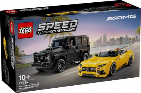 Klocki Speed Champions 76924 Mercedes-AMG G 63 i Mercedes-AMG SL 63 Klocki Speed Champions 76924 Mercedes-AMG G 63 i Mercedes-AMG SL 63