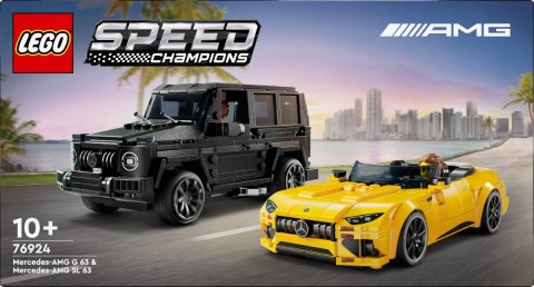 Klocki Speed Champions 76924 Mercedes-AMG G 63 i Mercedes-AMG SL 63 Klocki Speed Champions 76924 Mercedes-AMG G 63 i Mercedes-AMG SL 63