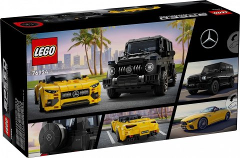 Klocki Speed Champions 76924 Mercedes-AMG G 63 i Mercedes-AMG SL 63 Klocki Speed Champions 76924 Mercedes-AMG G 63 i Mercedes-AMG SL 63