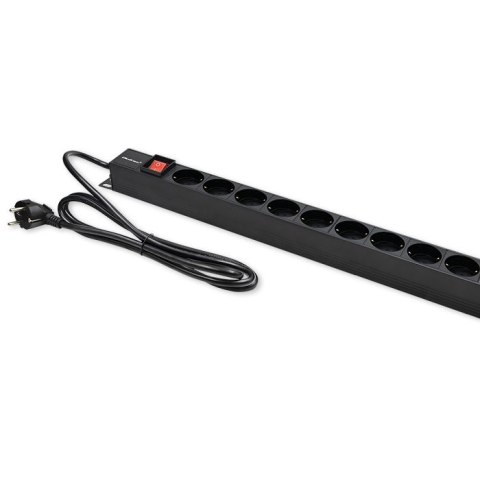 Listwa zasilająca PDU do RACK | 16A | 16xSCHUKO | Pionowa | 1.8m Listwa zasilająca PDU do RACK | 16A | 16xSCHUKO | Pionowa | 1.8m