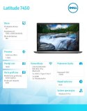 Notebook Latitude 7450 Win11Pro Ultra 7 165U/16GB/512GB SSD Gen4/14.0 FHD+ 250nits/Integrated/FgrPr&SmtCd/FHD/IRCam/Mic/WLAN+BT/