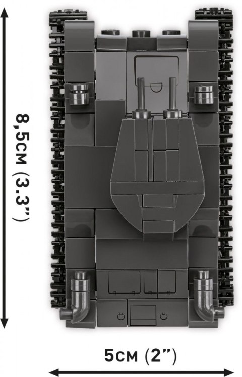 Klocki Renault R35 - Valentine IX - Panzer I Klocki Renault R35 - Valentine IX - Panzer I