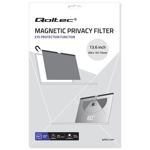 Filtr prywatyzujący RODO do MacBook Air 13.6 cala | Magnetyczny | Ochrona wzroku Filtr prywatyzujący RODO do MacBook Air 13.6 cala | Magnetyczny | Ochrona wzroku