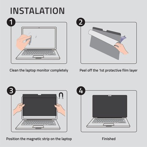 Filtr prywatyzujący RODO do MacBook Air 13.6 cala | Magnetyczny | Ochrona wzroku Filtr prywatyzujący RODO do MacBook Air 13.6 cala | Magnetyczny | Ochrona wzroku