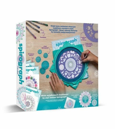 Zestaw kreatywny Spirograf Mandala Zestaw kreatywny Spirograf Mandala