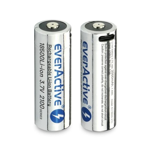 Akumulator 18500 3,7V Li-ion 2100 mAh USB-C Akumulator 18500 3,7V Li-ion 2100 mAh USB-C