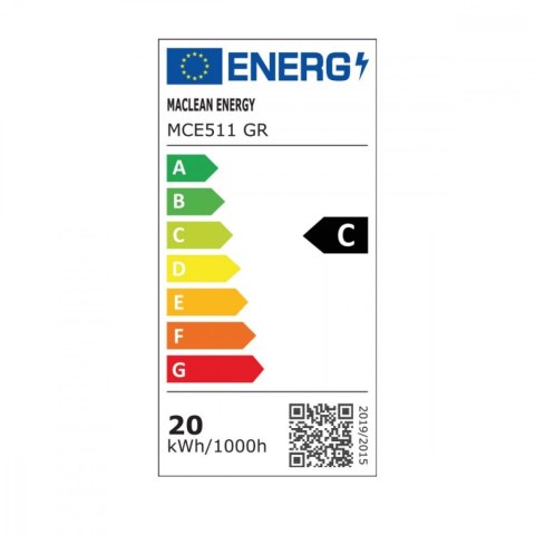 Lampa LED MCE511 GR 20W IP65 4000K Lampa LED MCE511 GR 20W IP65 4000K