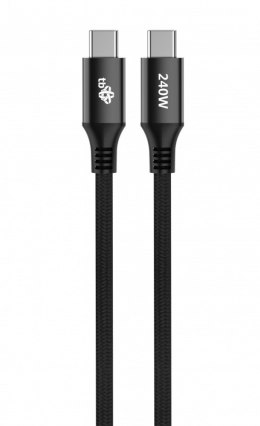 Kabel USB C - USB C 2m 240W czarny