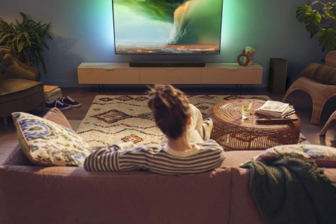 Soundbar 2.1 z bezprzewodowym subwooferem TAB6309/10 Soundbar 2.1 z bezprzewodowym subwooferem TAB6309/10