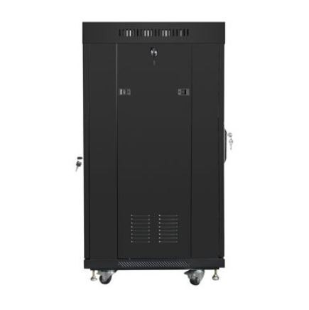 Szafa stojąca rack 19 cali 22U 600X600mm czarna LCD Szafa stojąca rack 19 cali 22U 600X600mm czarna LCD