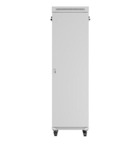 Szafa stojąca rack 19'' 42U 600x800 szara drzwi szklane flack pack Szafa stojąca rack 19'' 42U 600x800 szara drzwi szklane flack pack