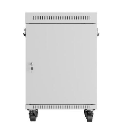 Szafa stojąca rack 19 cali 15U 600X600 szara LCD flack pack Szafa stojąca rack 19 cali 15U 600X600 szara LCD flack pack