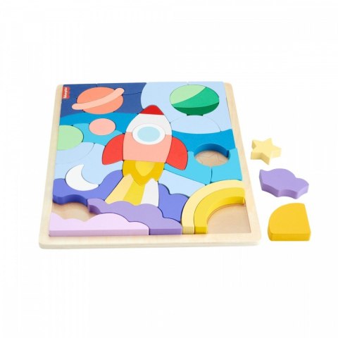 Puzzle drewniane 42 elementy Kosmos Puzzle drewniane 42 elementy Kosmos