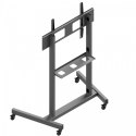 TR19 Wózek z półką do monitorów 55-110 cali VESA 100×100 - 1000×600 130 kg 1130-1510 mm