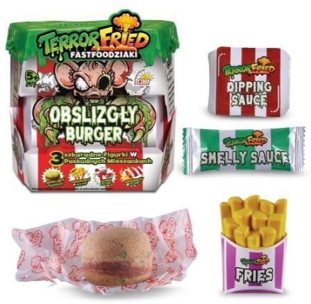 Zestaw figurek Terror Fried - Obślizgły burger Zestaw figurek Terror Fried - Obślizgły burger