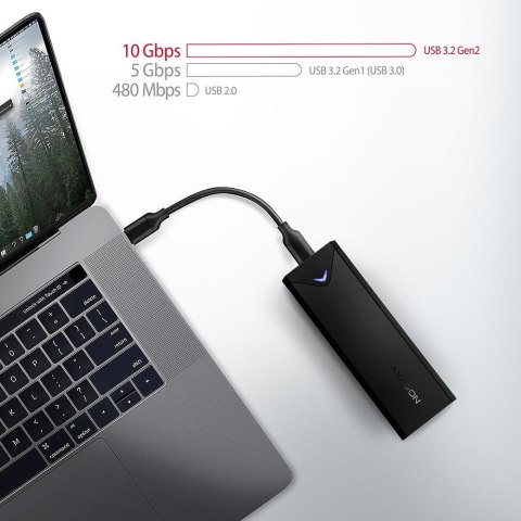 EEM2-UB2 Obudowa zewnętrzna aluminiowa, USB-C 3.2 Gen 2 - M.2 NVMe SSD, długość 42 do 80 mm Czarna EEM2-UB2 Obudowa zewnętrzna aluminiowa, USB-C 3.2 Gen 2 - M.2 NVMe SSD, długość 42 do 80 mm Czarna