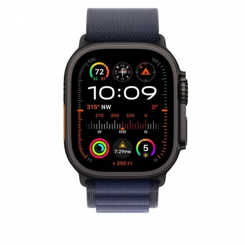 Opaska Alpine w kolorze granatu do koperty 49 mm - rozmiar M - elementy z tytanu w kolorze czarnym Opaska Alpine w kolorze granatu do koperty 49 mm - rozmiar M - elementy z tytanu w kolorze czarnym