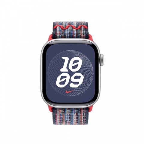 Opaska sportowa Nike w kolorze niebieskim/czerwonym do koperty 42 mm Opaska sportowa Nike w kolorze niebieskim/czerwonym do koperty 42 mm
