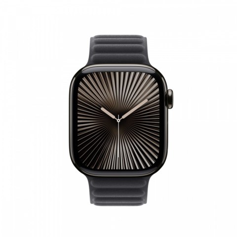 Pasek karbowany magnetyczny w kolorze czarnym do koperty 42 mm - rozmiar S/M Pasek karbowany magnetyczny w kolorze czarnym do koperty 42 mm - rozmiar S/M