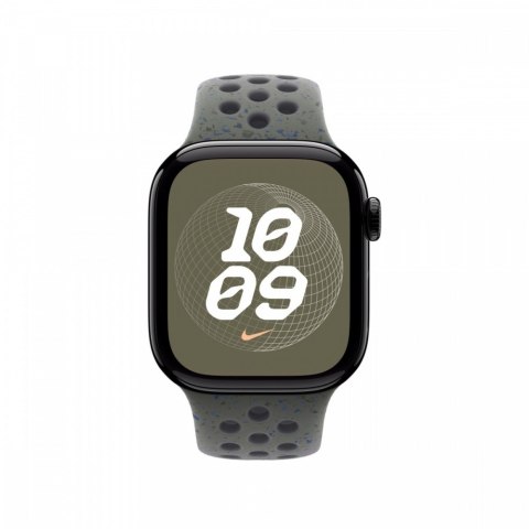 Pasek sportowy Nike w kolorze cargo khaki do koperty 42 mm - rozmiar M/L Pasek sportowy Nike w kolorze cargo khaki do koperty 42 mm - rozmiar M/L