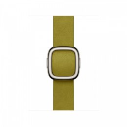 Pasek w kolorze zieleni Chartreuse z klamrą nowoczesną do koperty 42 mm - rozmiar L
