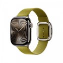 Pasek w kolorze zieleni Chartreuse z klamrą nowoczesną do koperty 42 mm - rozmiar M
